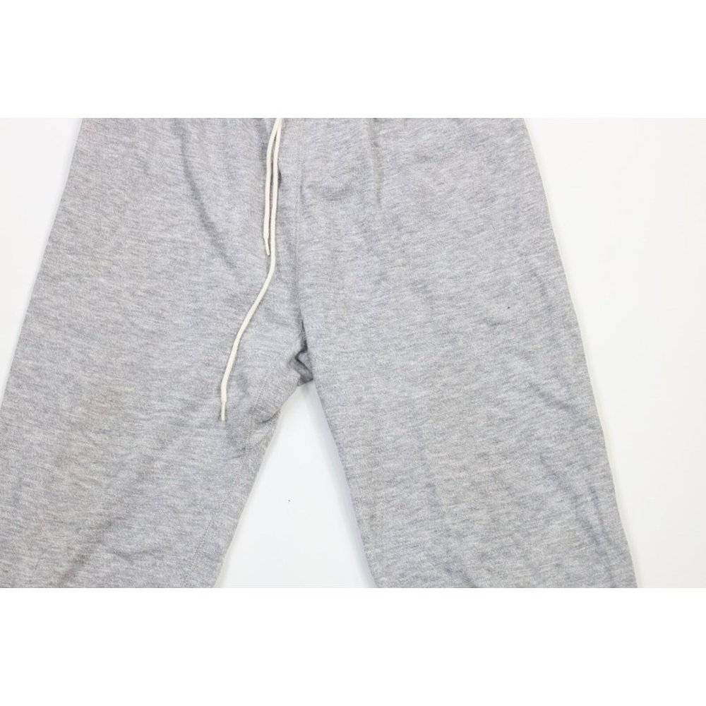 Vintage 70s Streetwear Mens Large Blank Gusseted Triblend Sweatpants Joggers USA - Picture 3 of 15